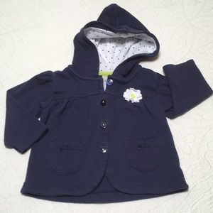 12m (4/$20) Light Cotton Hooded Jacket by Carter’s
